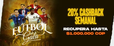 Fútbol de Gala: Reembolso Semanal promotion image